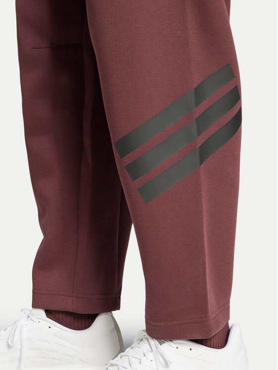 Свободные спортивные штаны Future Icons 3-Stripes JD4888 Adidas, красный — фото 4