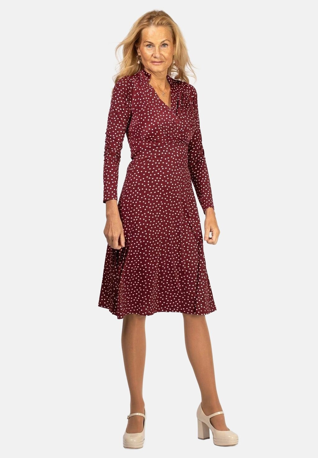 

Платье из джерси PAULINE DOT Stockholms Klänningsfabrik, темно-красный