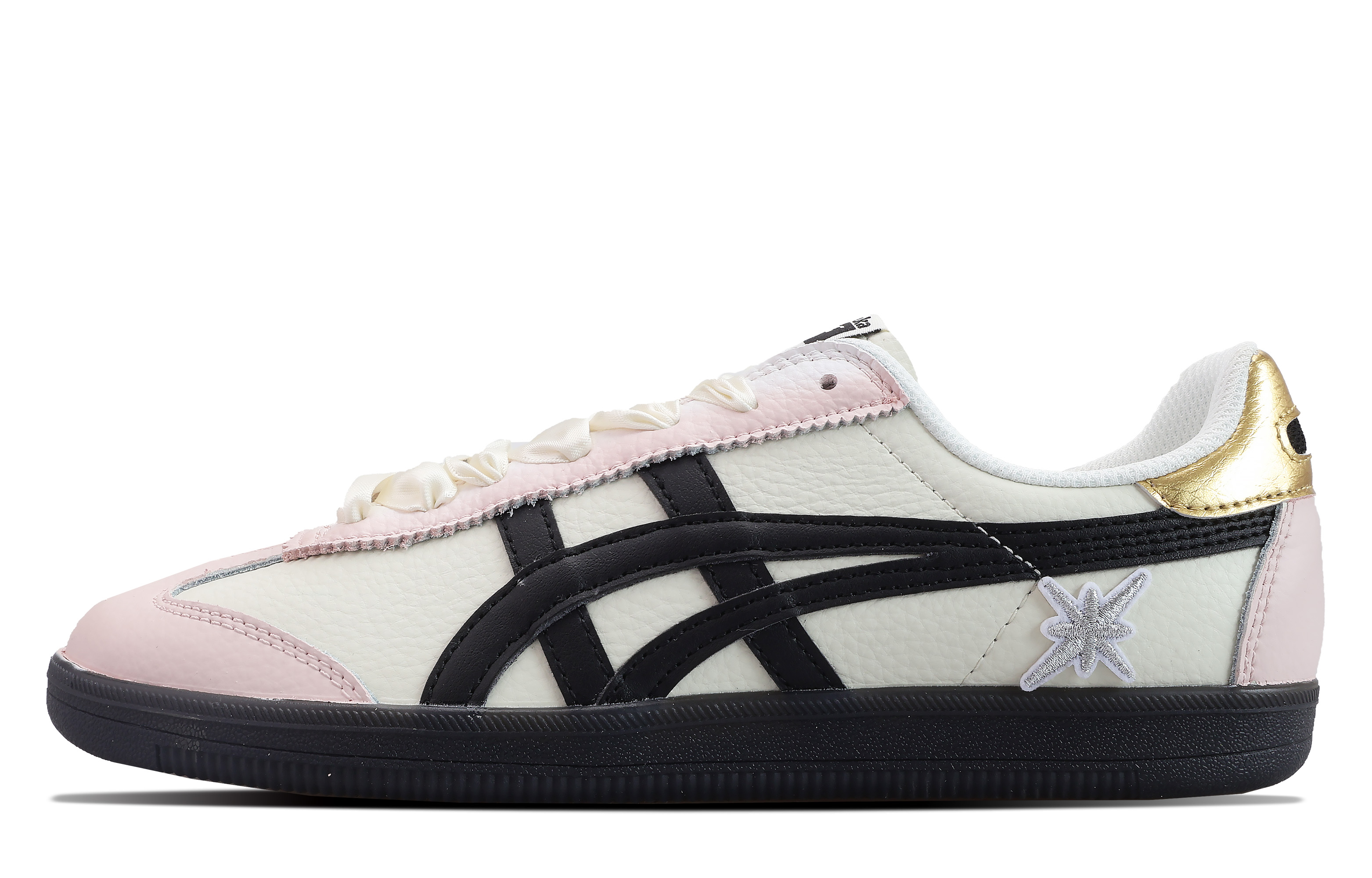 

Кроссовки Onitsuka Tiger Tokuten Skateboarding Shoes Unisex Low-top White/pink/gold/black, розовый