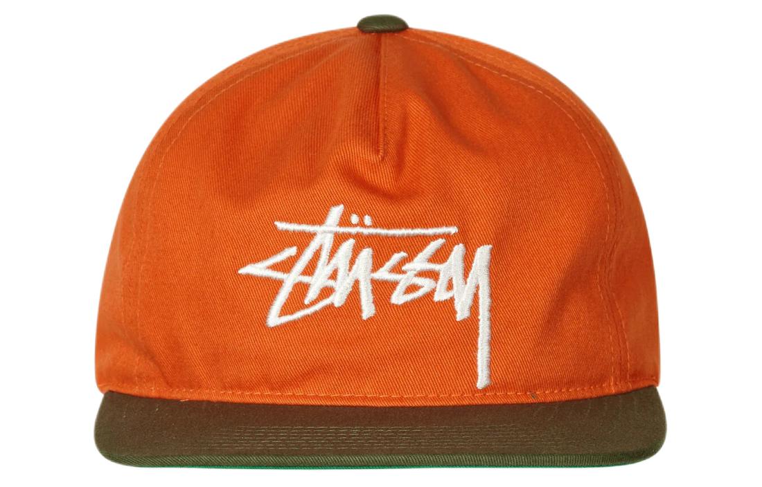

Stussy Кепка с глубокой посадкой и большим козырьком, Orange