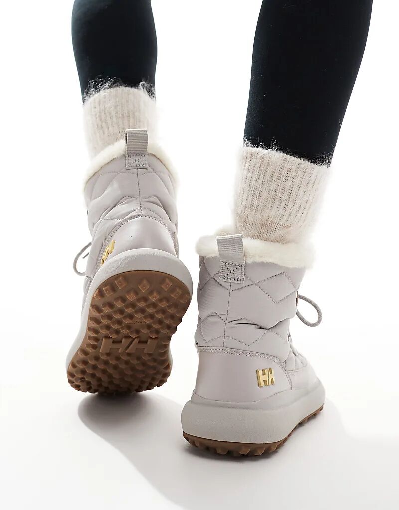 Ботинки женские Helly Hansen Willetta 2 mid короткие с мехом, серый — фото 3