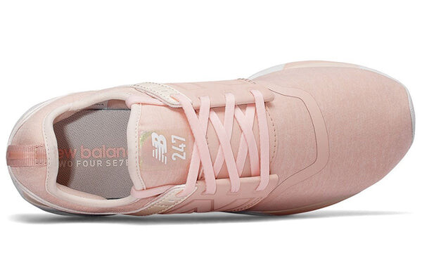 Кроссовки нубук 247 розовые New Balance, розовый — фото 3