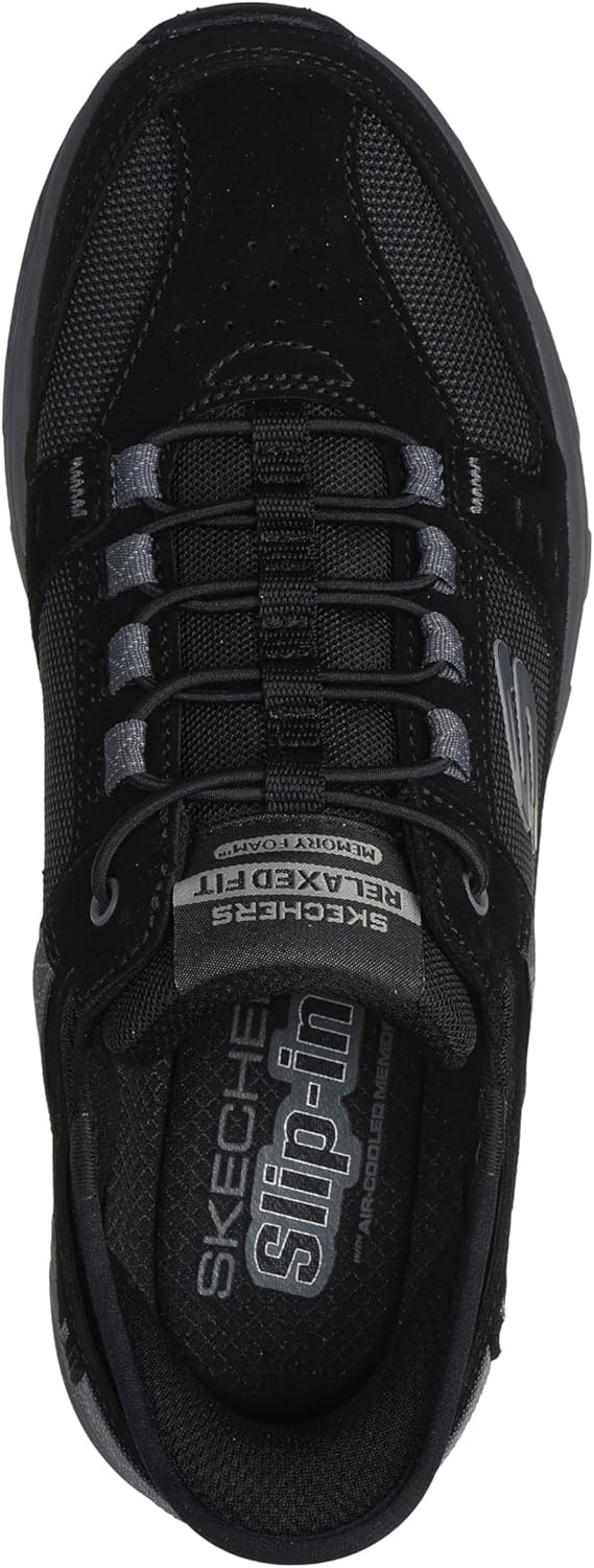 Мужские кроссовки Skechers Oak Canyon Consistent Winne с легким надеванием, черный/угольный — фото 3