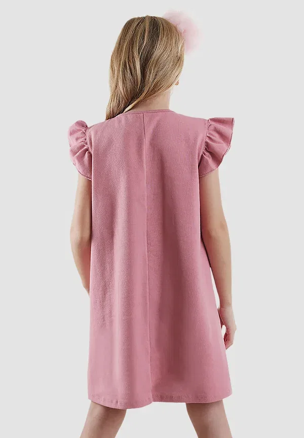 Платье джерси lilycorn xt jersey dress Denokids, розовый cff-y — фото 2