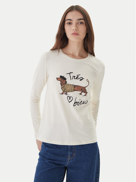 

Блузка regular fit Renoir 2525946032 Weekend Max Mara, экрю