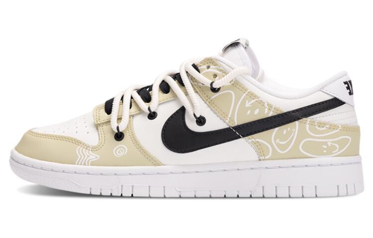 

Кроссовки Nike Dunk Skateboard Shoes Men Low-Top Yellow Black/White