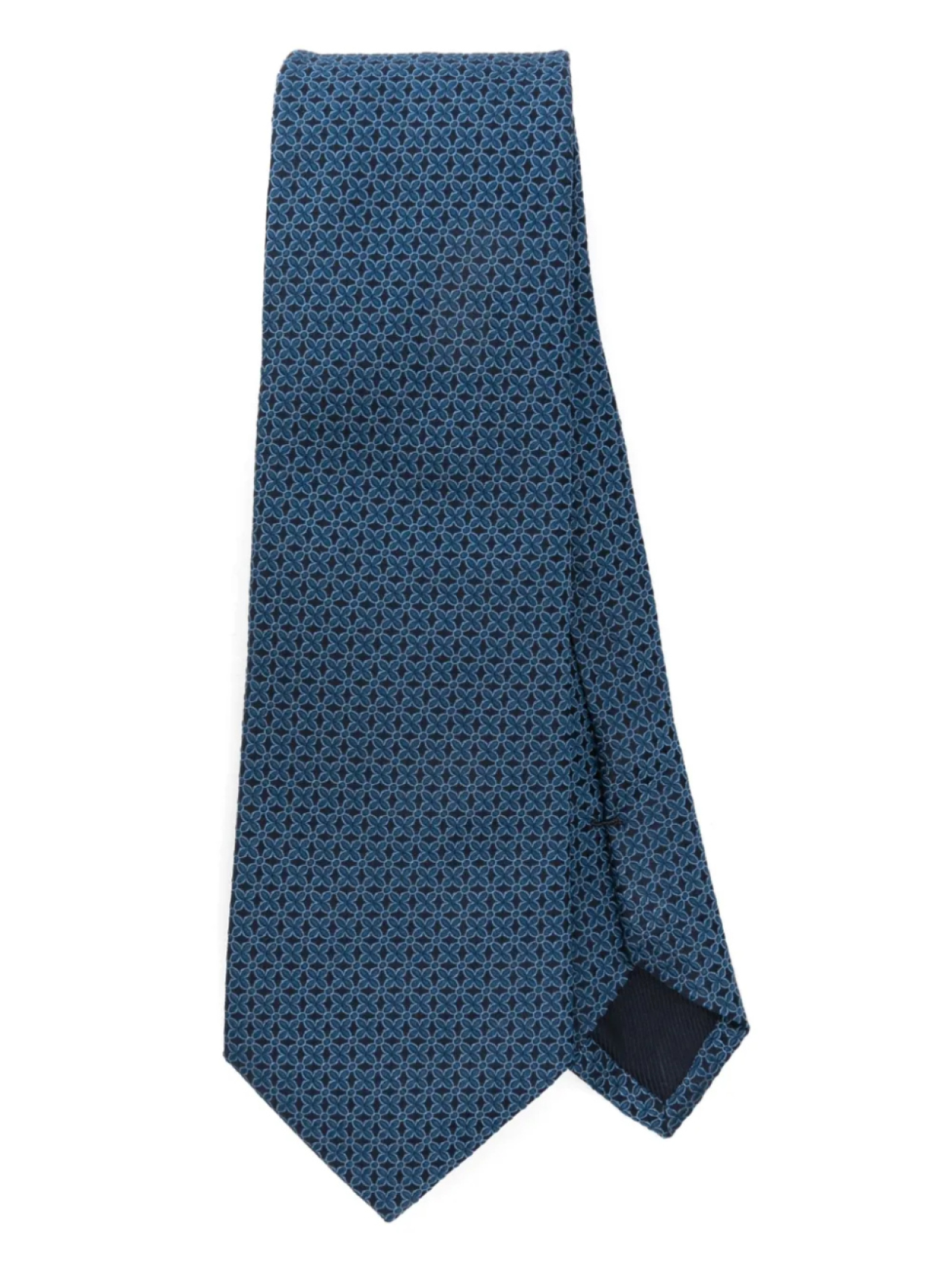 

FURSAC галстук с узором, синий