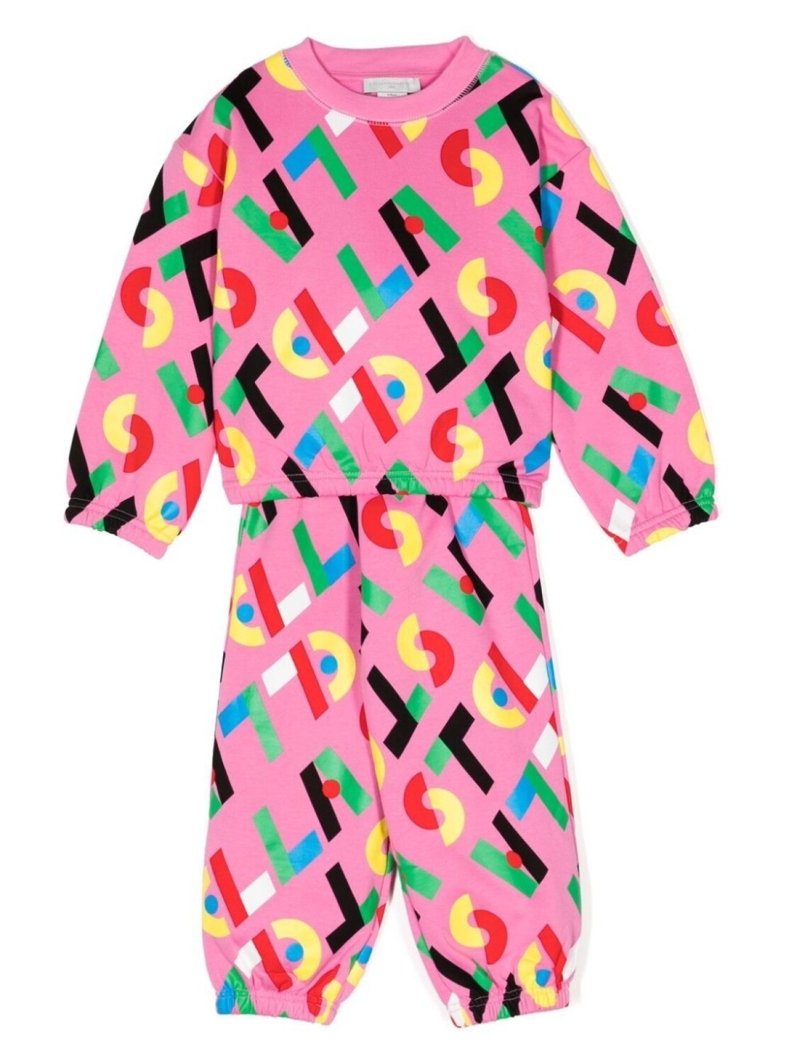 

Stella McCartney Kids спортивный костюм с логотипом, розовый