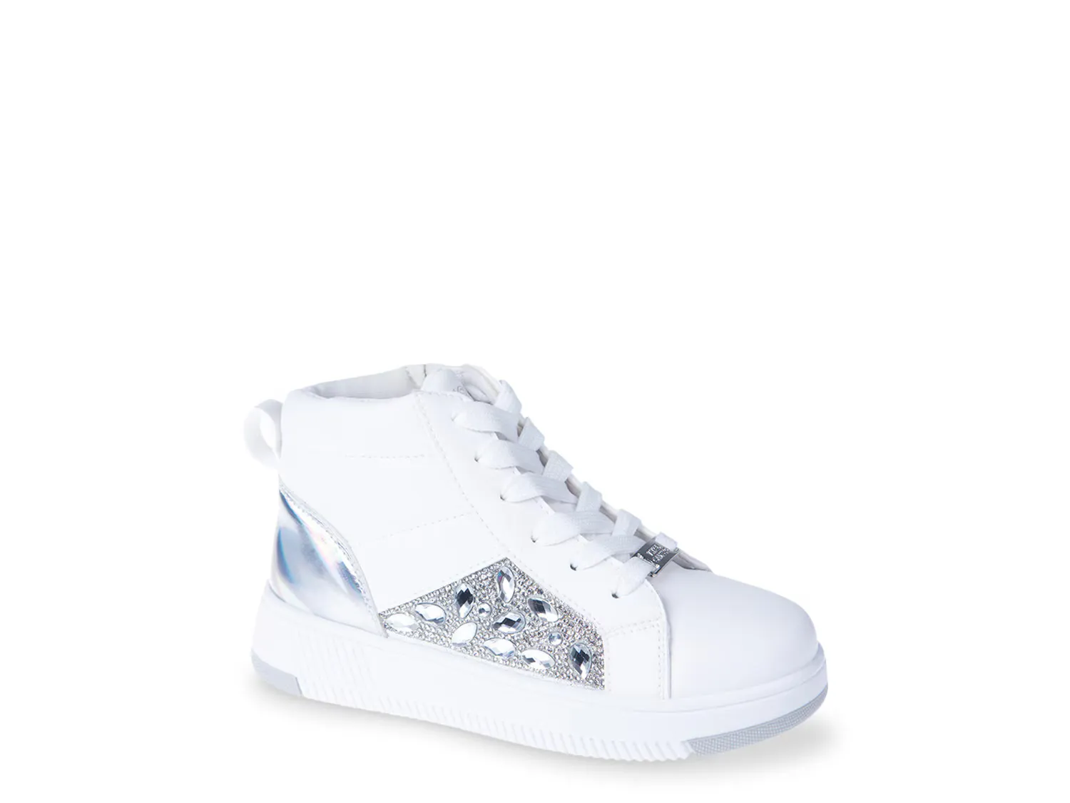 

Кроссовки Presley Court Sneaker Vince Camuto, белый/серебряный