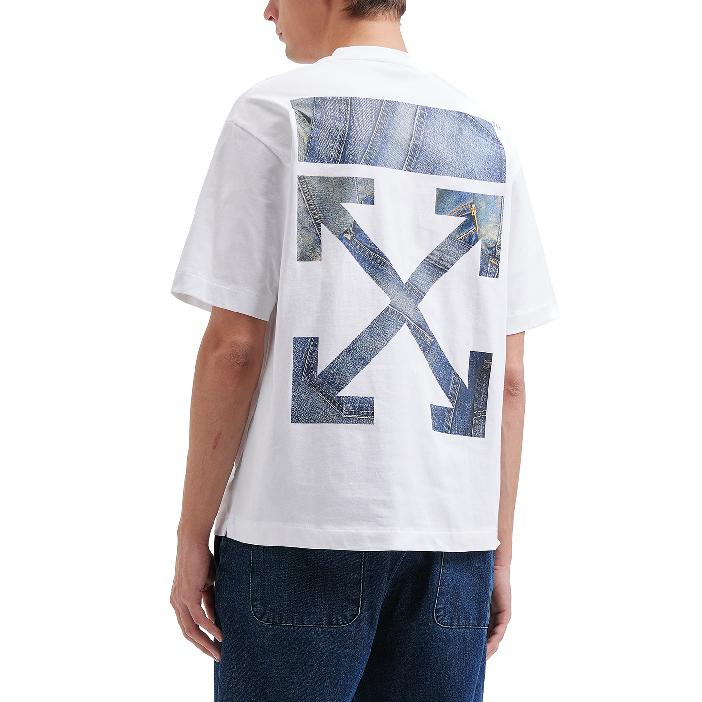 OFF-WHITE Футболка OFF WHITE Unisex Crew Neck Moderate Heavyweight — фото 4