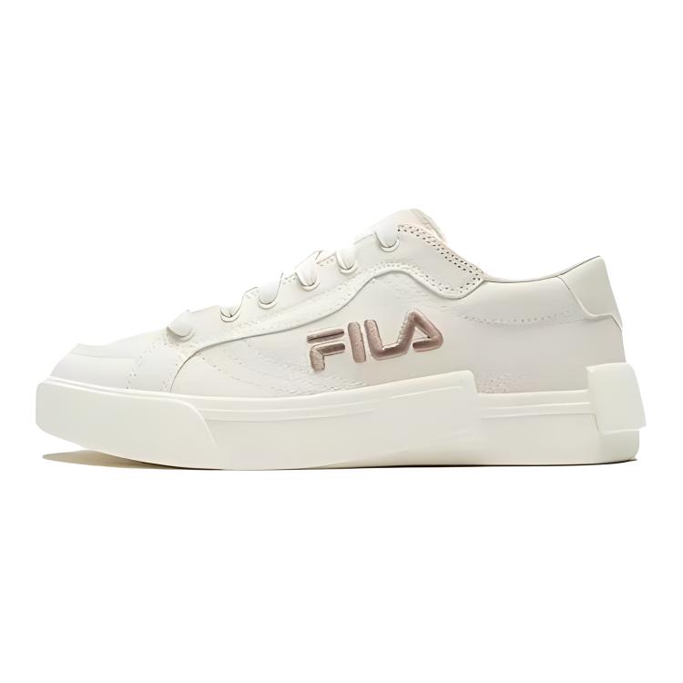 

FILA KIDS Детские кроссовки для скейтбординга POP, устойчивые к истиранию, дышащие, с низким верхом, белые