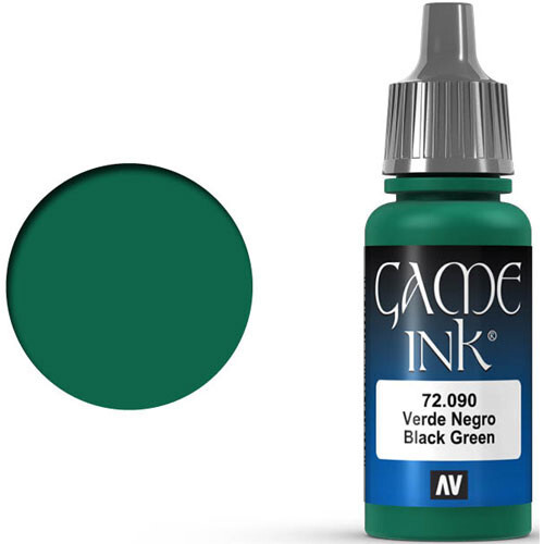 

Миниатюра Vallejo Vallejo Game Color: Black Green Ink (17ml)