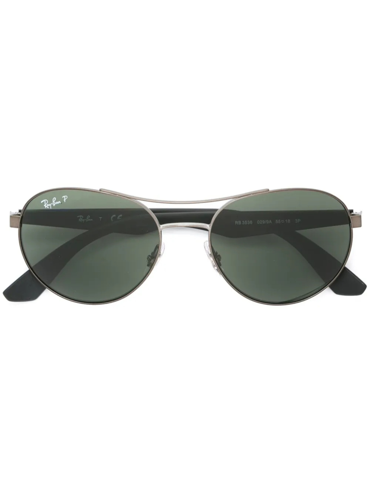 

Ray-Ban солнцезащитные очки-авиаторы, черный