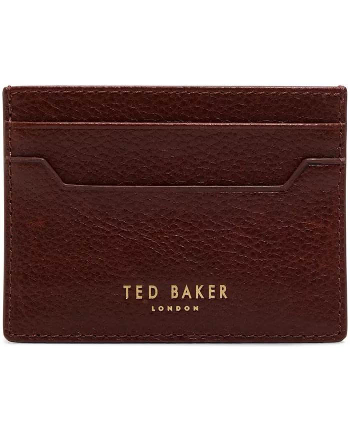 

Кошелек из карамельной кожи с текстурой гальки Ted Baker, коричневый