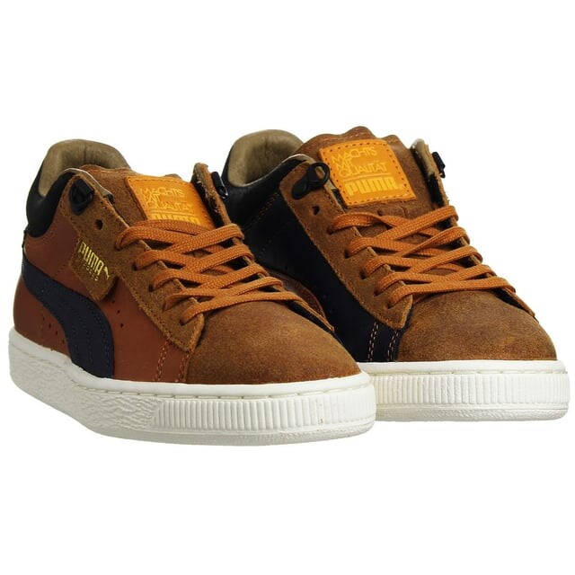 Мужские коричневые кроссовки Stepper Classic mmq коричневого цвета Puma, коричневый — фото 2