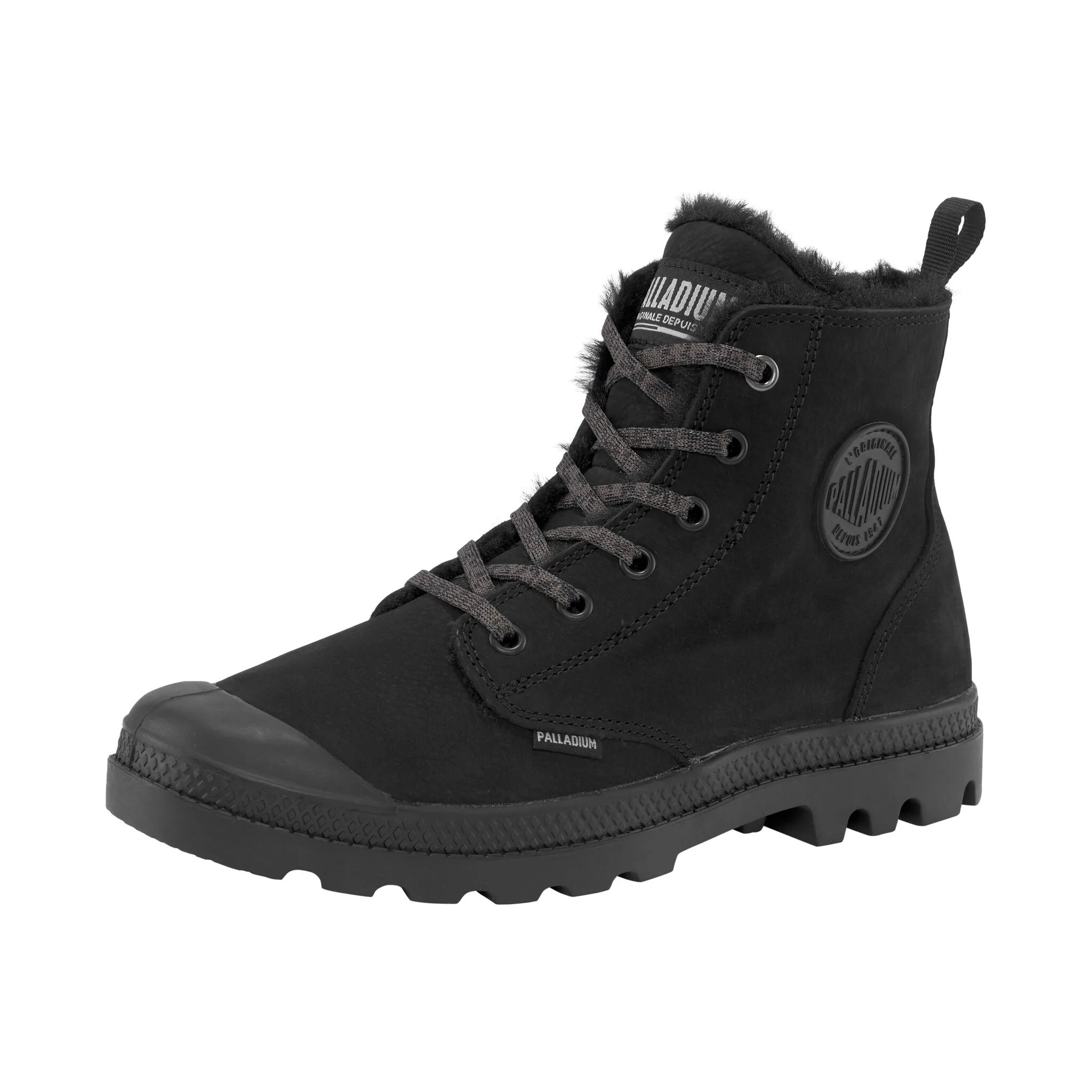 

Палладиевые зимние ботинки "PAMPA HI ZIP WL W", на подкладке Palladium, черный
