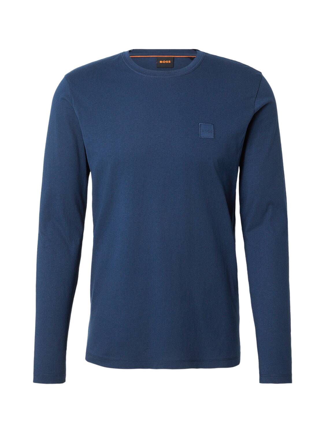 

BOSS Футболка 'Tacks' в темно-синем цвете