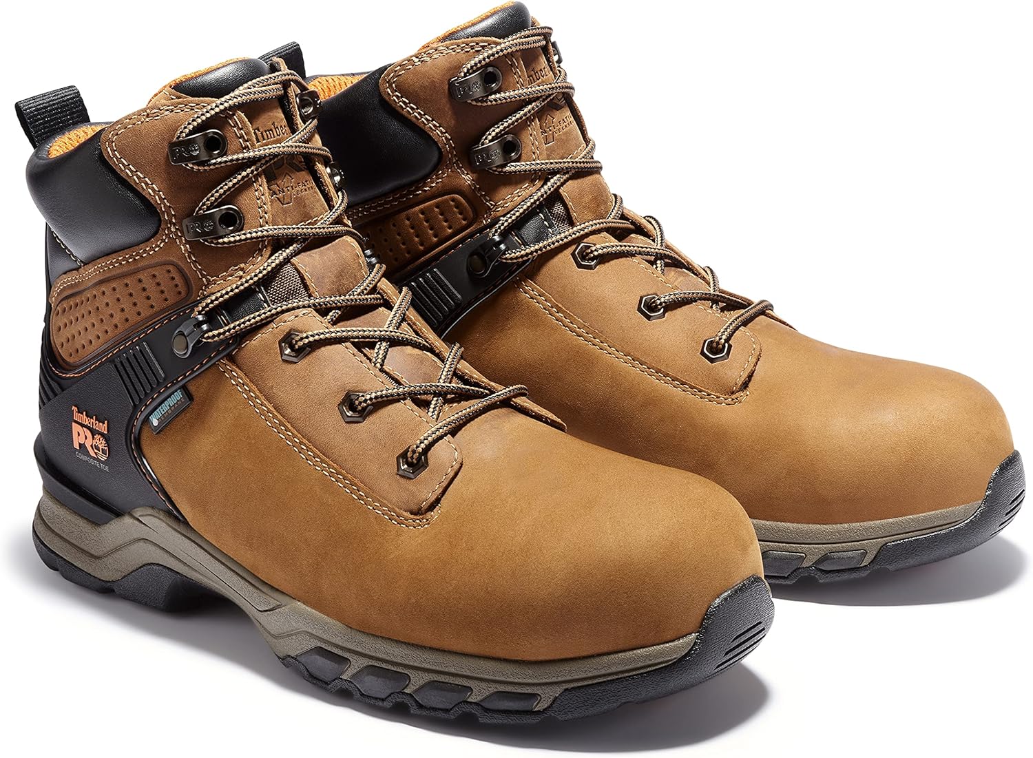 Timberland PRO мужские промышленные рабочие ботинки Hypercharge 6 Inch с композитным защитным носком и водонепроницаемостью, Earth Bandit Brown V1 — фото 2