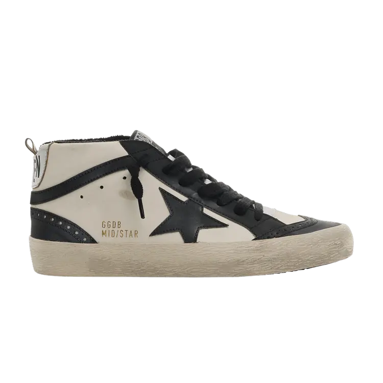 

Кроссовки Golden Goose Wmns Mid Star White Black Silver, белый
