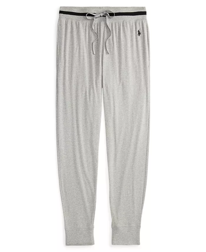 

Мужские вязаные пижамные джоггеры с логотипом Polo Ralph Lauren, серый