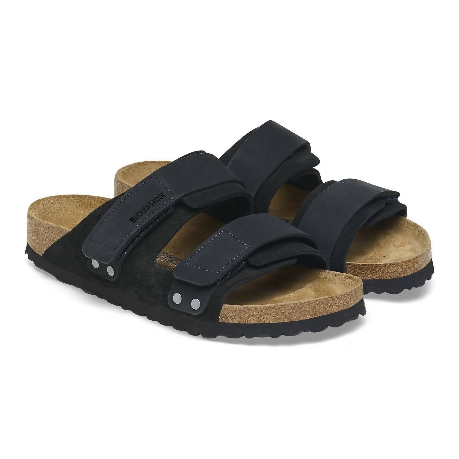 

Сандалии унисекс Uji из черной замши Birkenstock