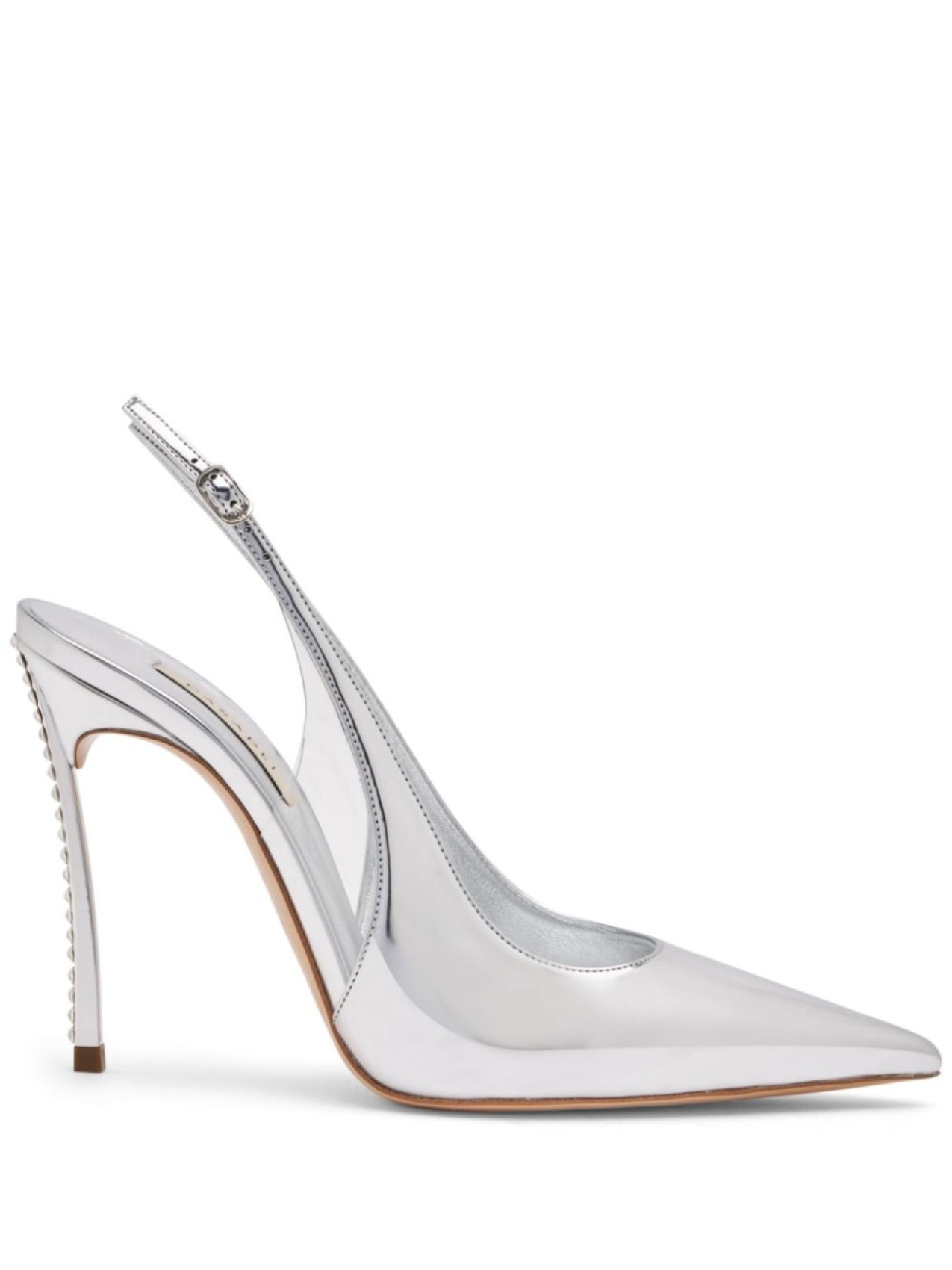 Туфли Alice Superblade 100 Casadei, серебряный