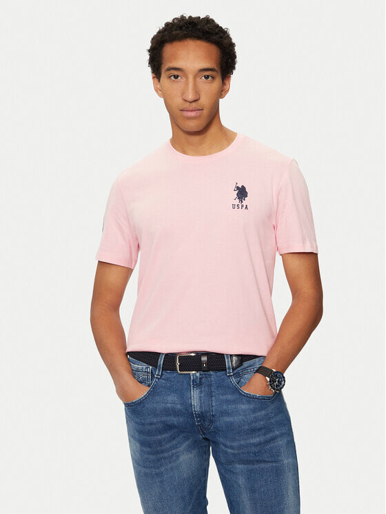 

Футболка узкого кроя U.S. Polo Assn., розовый