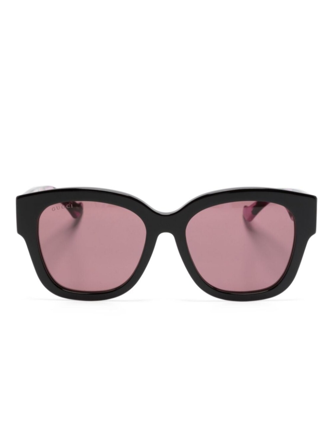 

Gucci Eyewear солнцезащитные очки в квадратной оправе с логотипом GG, черный