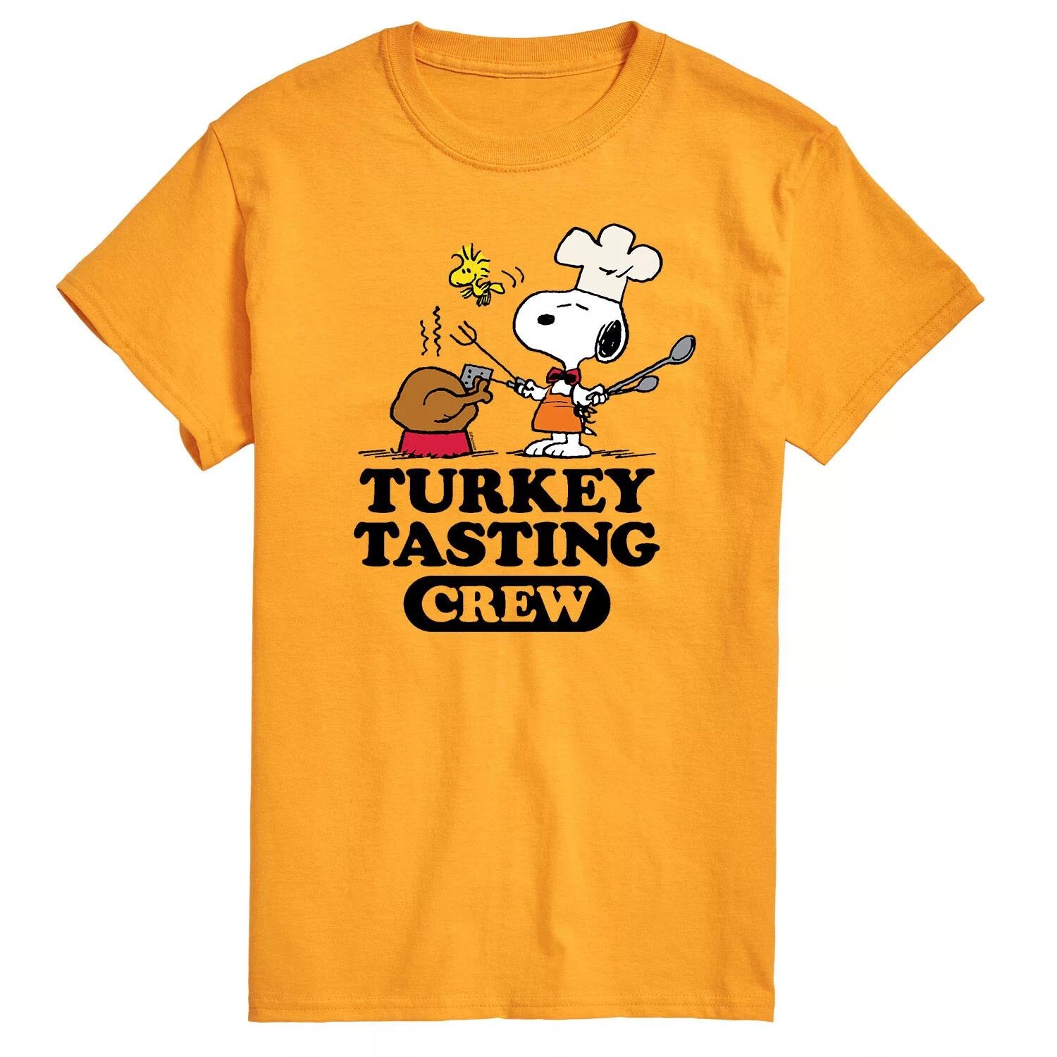 

Мужская футболка Peanuts Turkey Tasting Crew Licensed Character