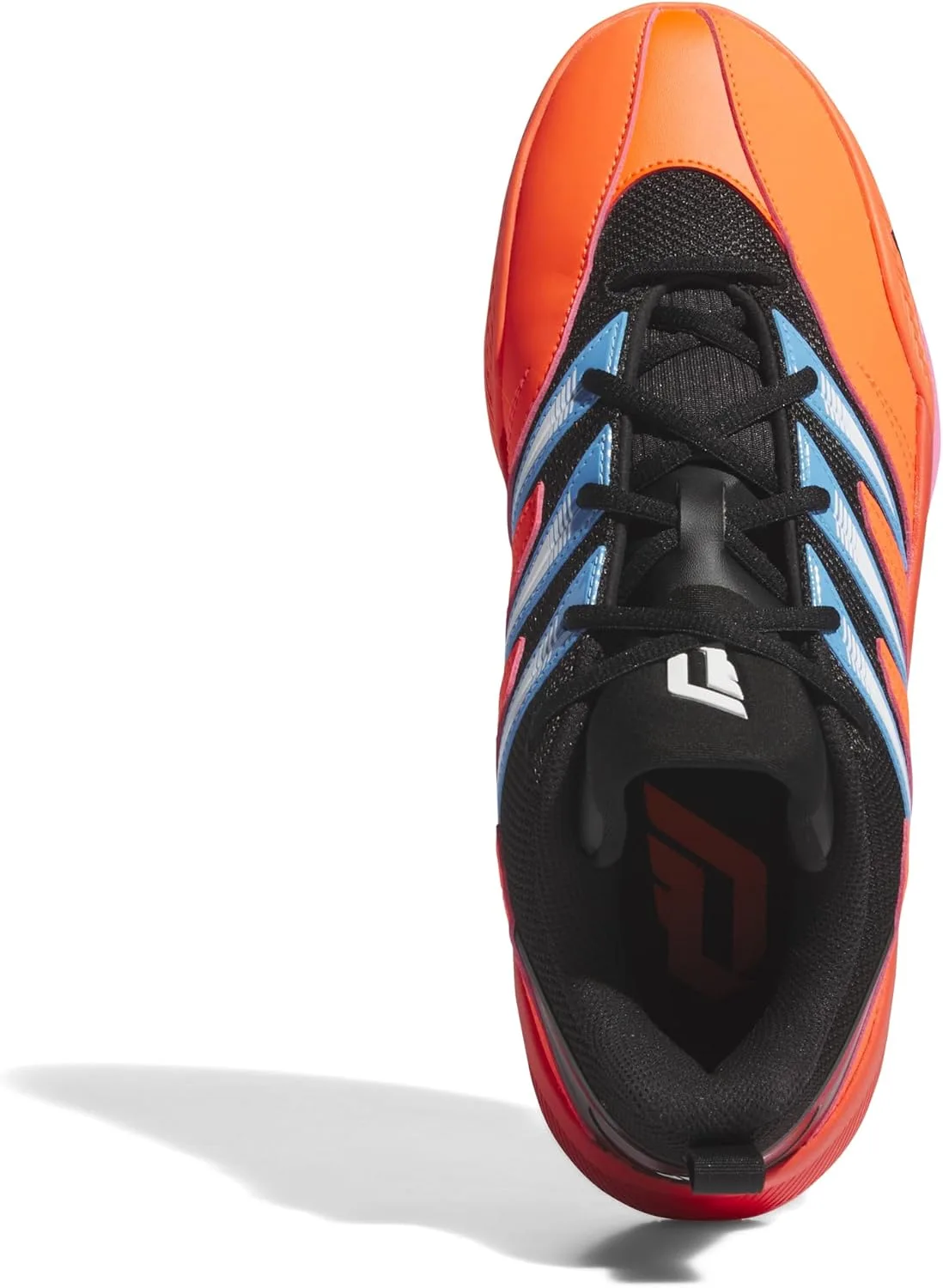 Кроссовки Adidas Unisex Lillard Women's Certified 2 Low Trainers для баскетбола, белый/черный/красный — фото 2
