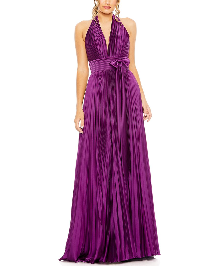

Платье Mac Duggal А-силуэта, цвет plum