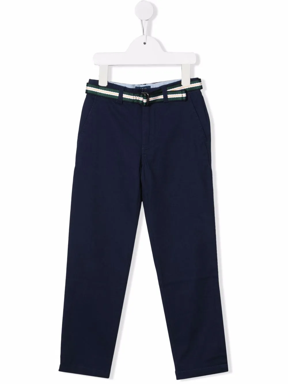 

Прямые брюки чинос с поясом POLO RALPH LAUREN KIDS, синий