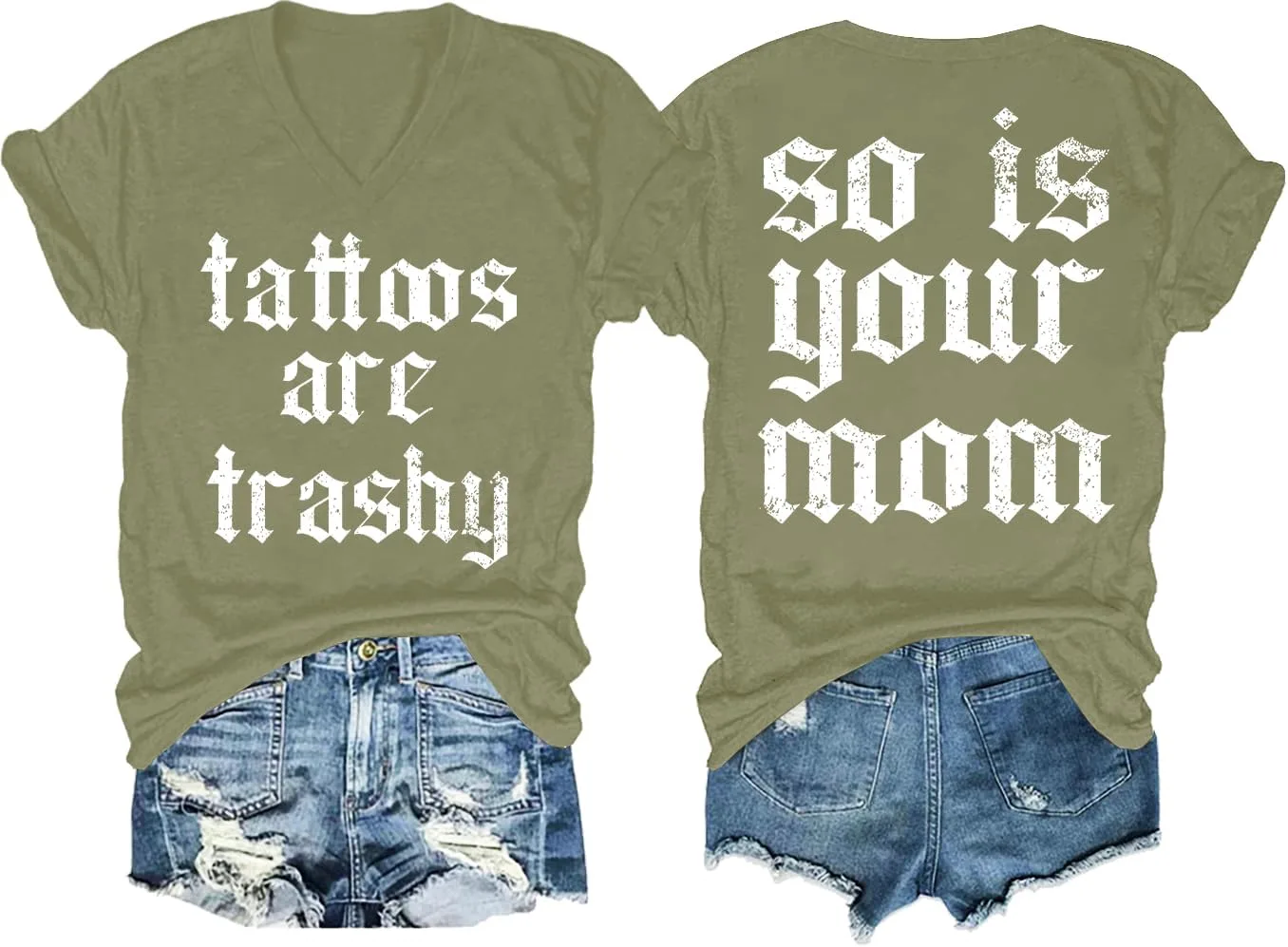Футболка Unisex Tattoos are Trashy So is Your Mom