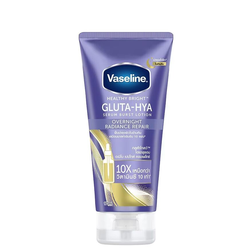 

Vaseline Healthy Bright Gluta Hya Serum Burst Лосьон для восстановления сияния на ночь, 170 мл, Blue