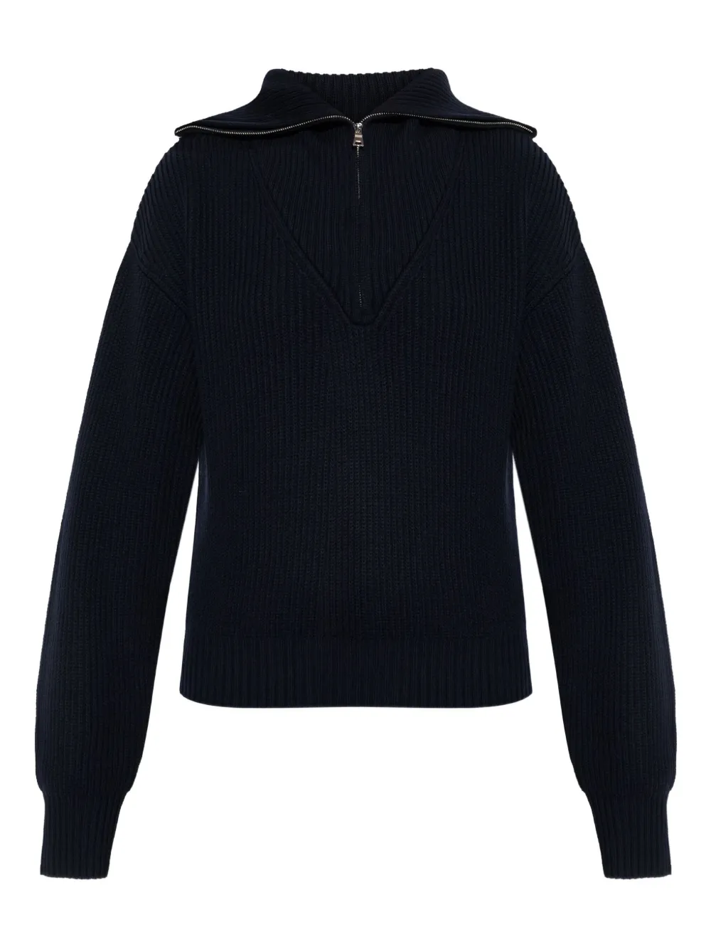 

Свитер с воротником на молнии Officine Generale, синий