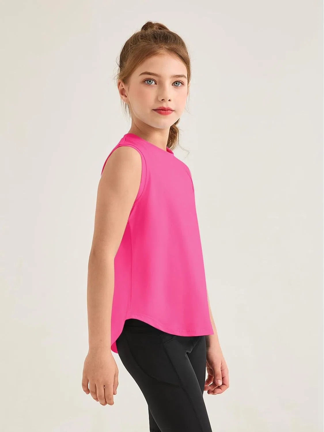 Детский топ для активного отдыха Haloumoning, Hot Pink — фото 4