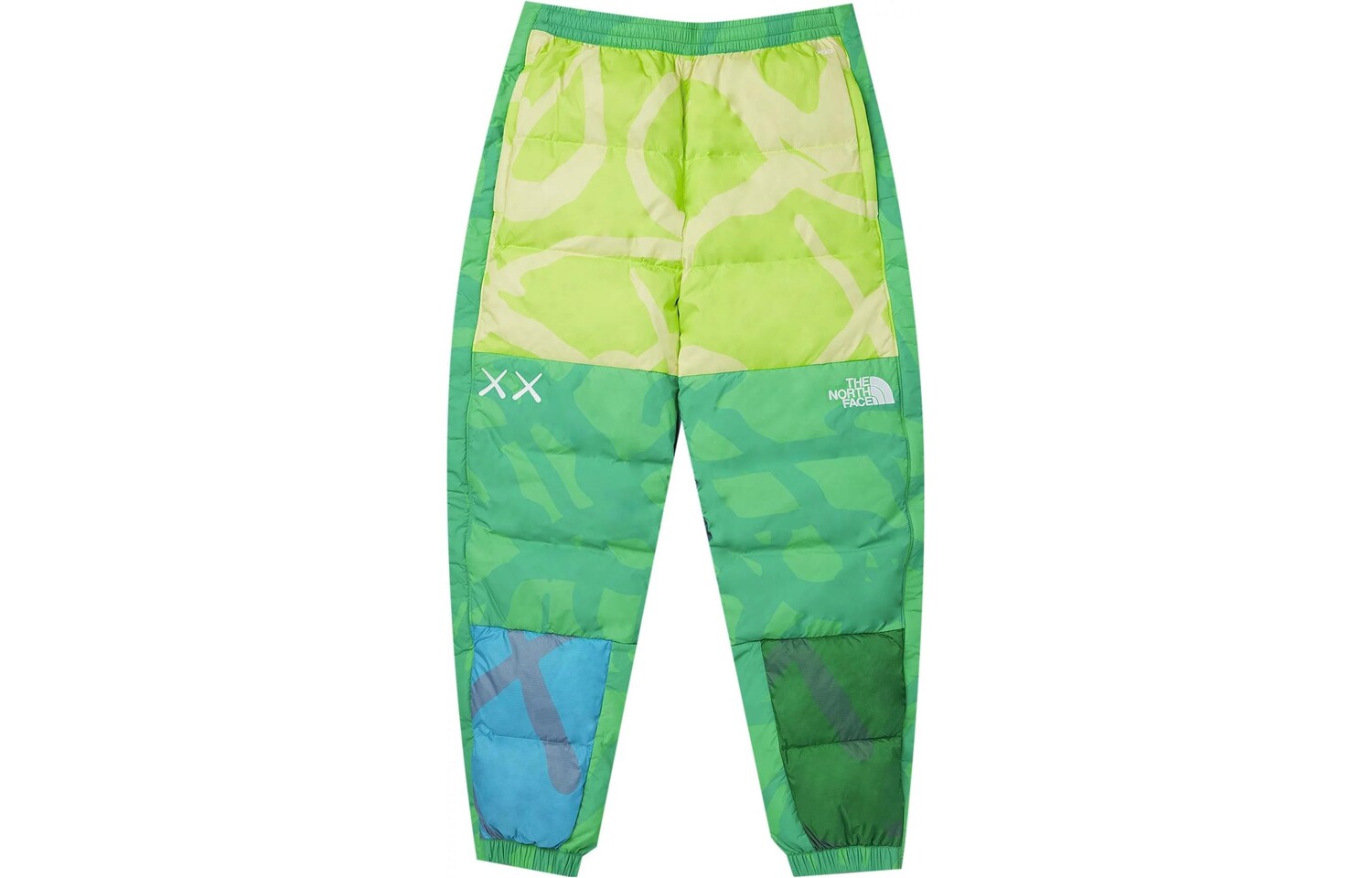 

KAWS Joint Collection Knit Sweatpants Men Green The North Face, зеленый