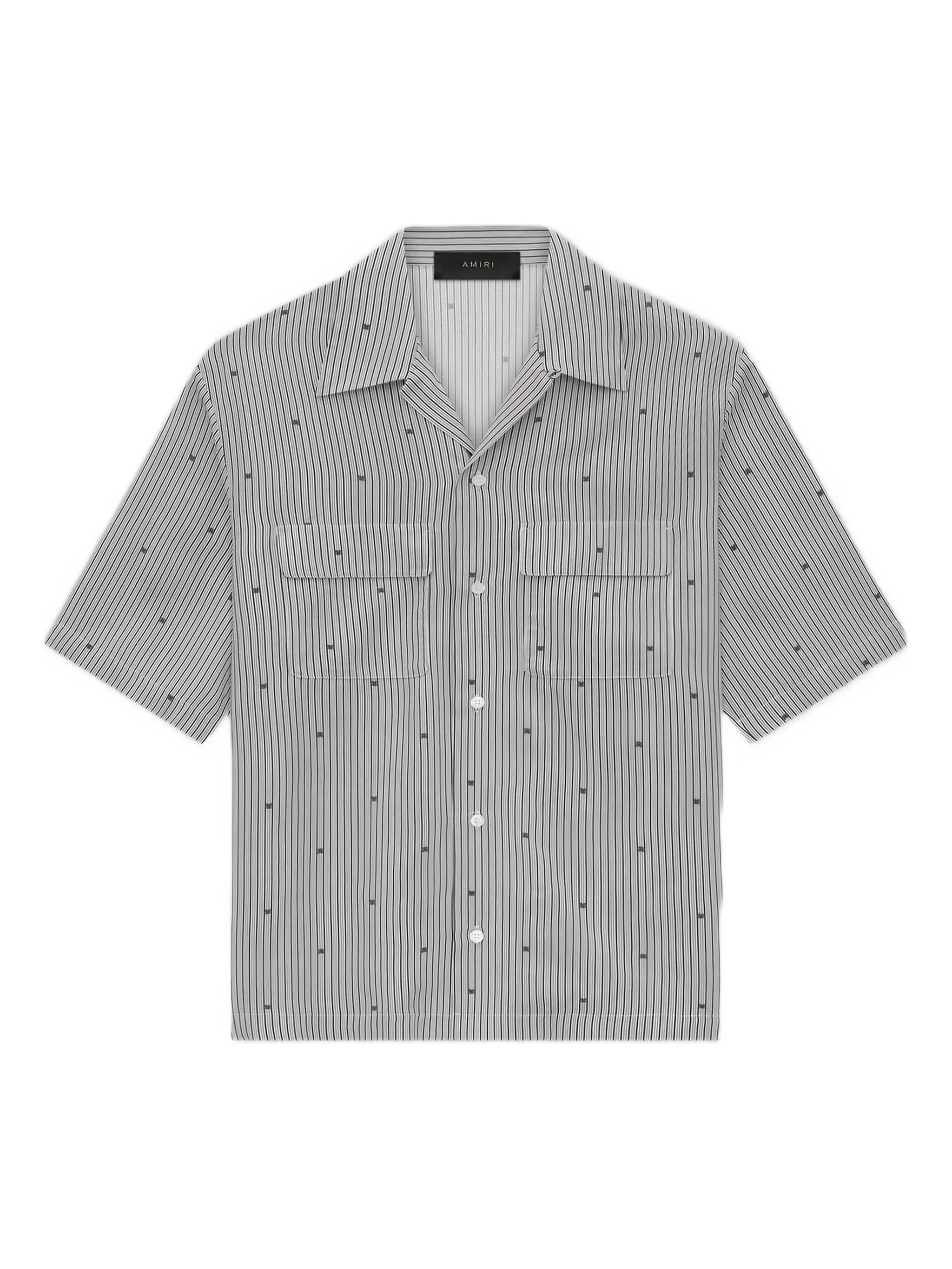 

Рубашка в тонкую полоску Amiri, черный