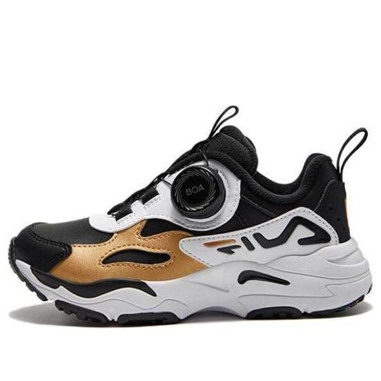 

Кроссовки boa classic vintage shoes 'black white gold' Fila, черный