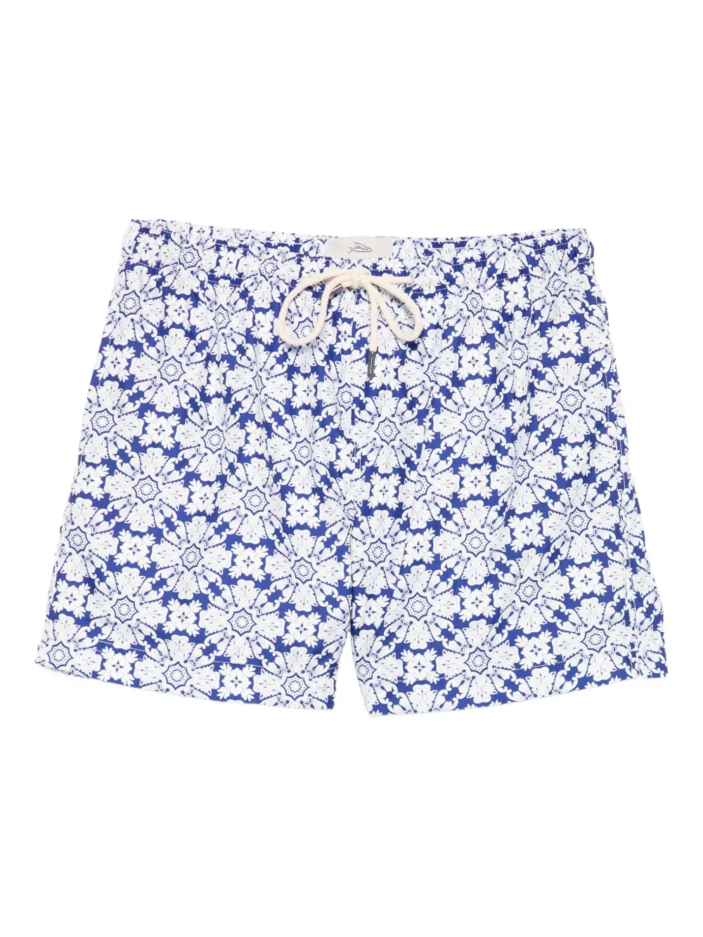 

Плавки-шорты с кулиской и узором PENINSULA SWIMWEAR, синий