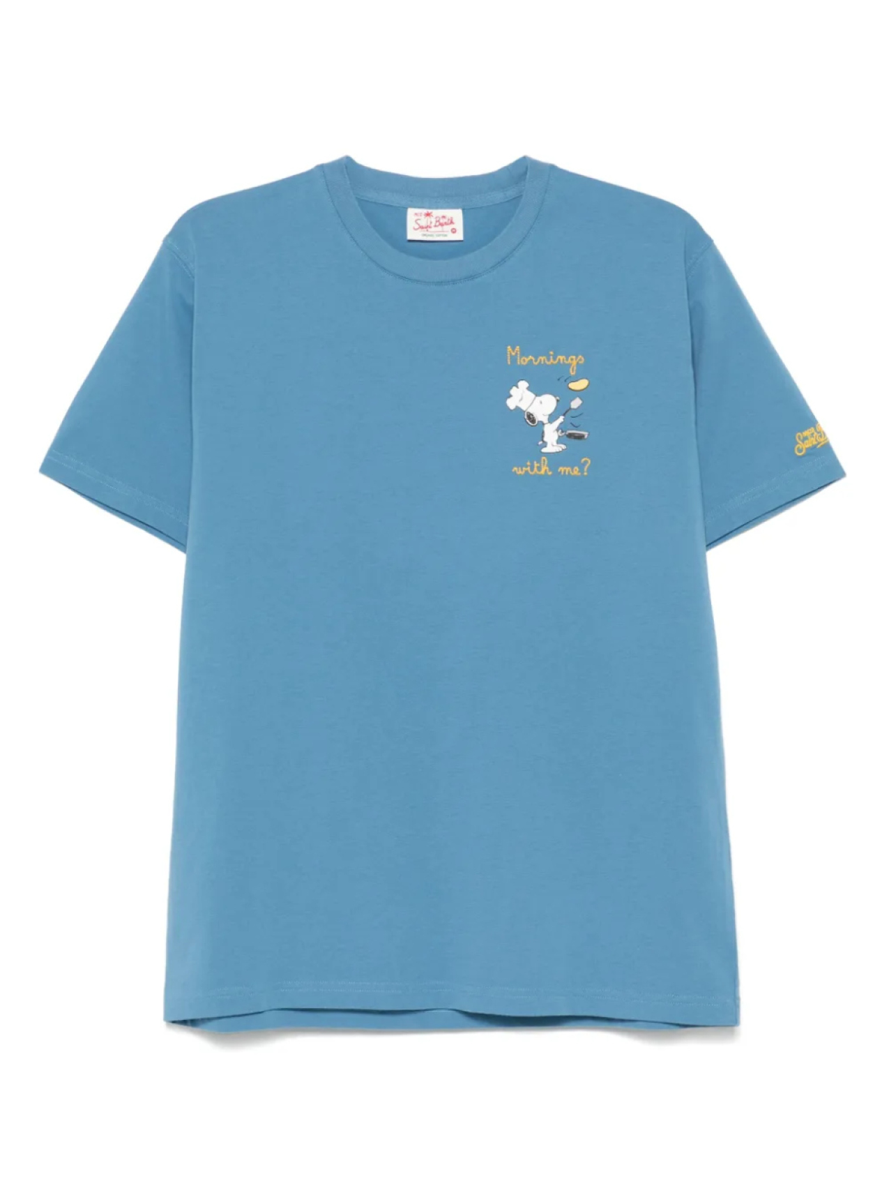 

Футболка из хлопка X Snoopy MC2 Saint Barth, синий