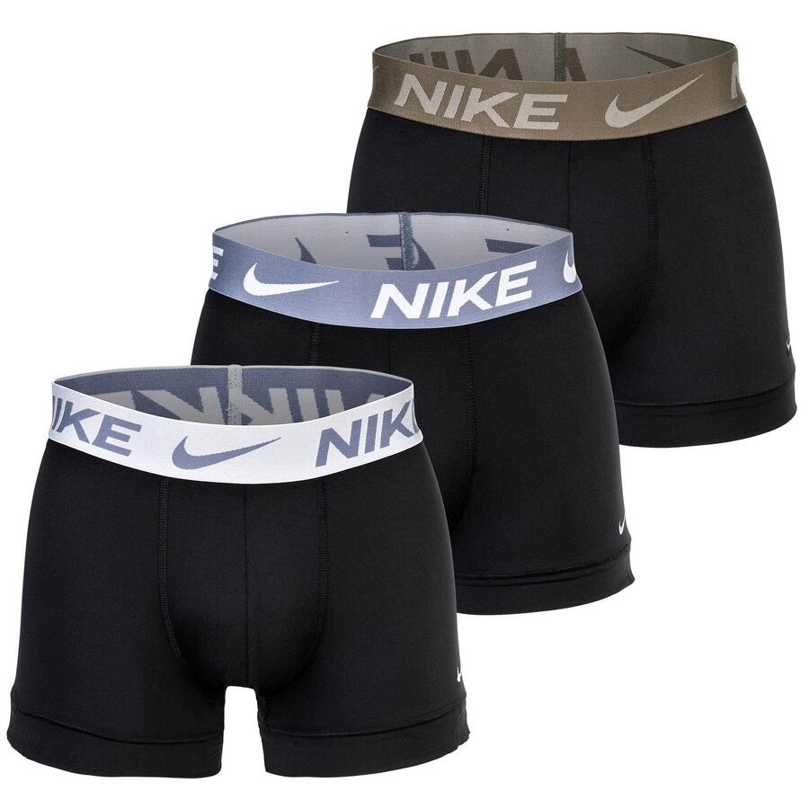 

NIKE Мужские трусы-боксеры, комплект из 3 шт., эластичные, Dri-Fit Micro