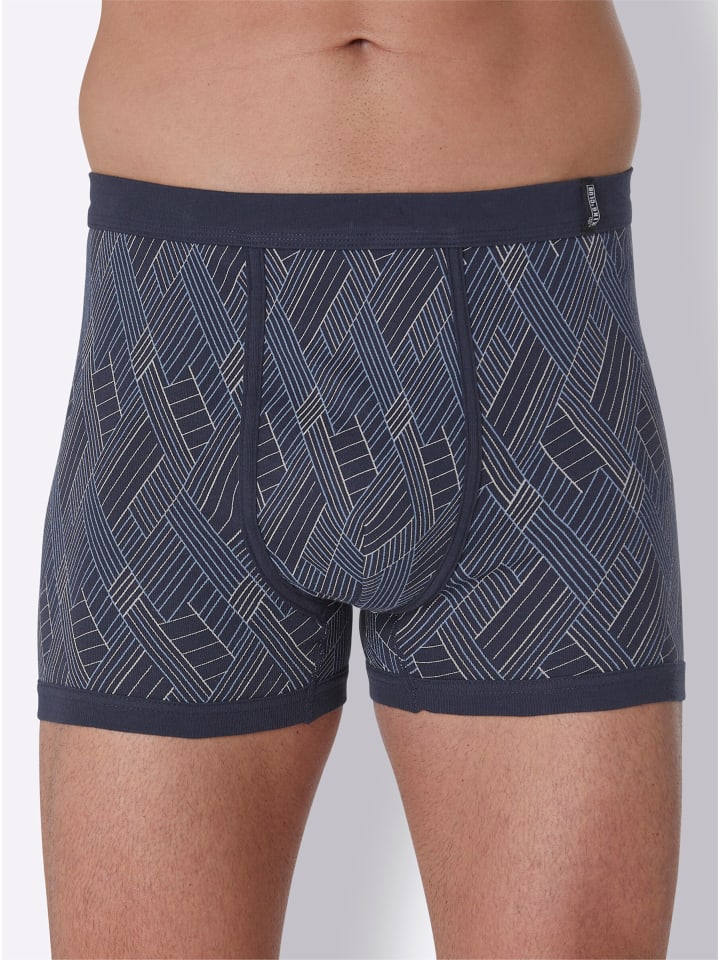 

WITT WEIDEN Короткие трусы с принтом темно-синего цвета