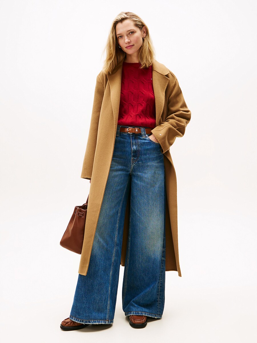 Пальто межсезонное TOMMY HILFIGER, светло-коричневый — фото 2