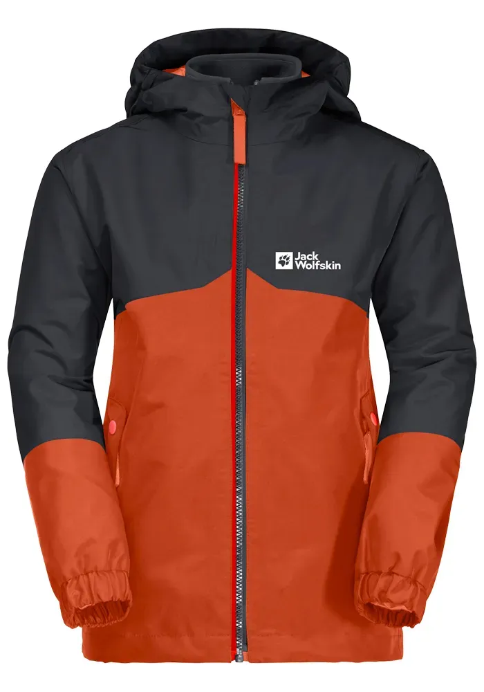 

Функциональная куртка 3-в-1 Jack Wolfskin "ICELAND 3IN1 JACKET B" (2 шт.), с капюшоном, оранжевый
