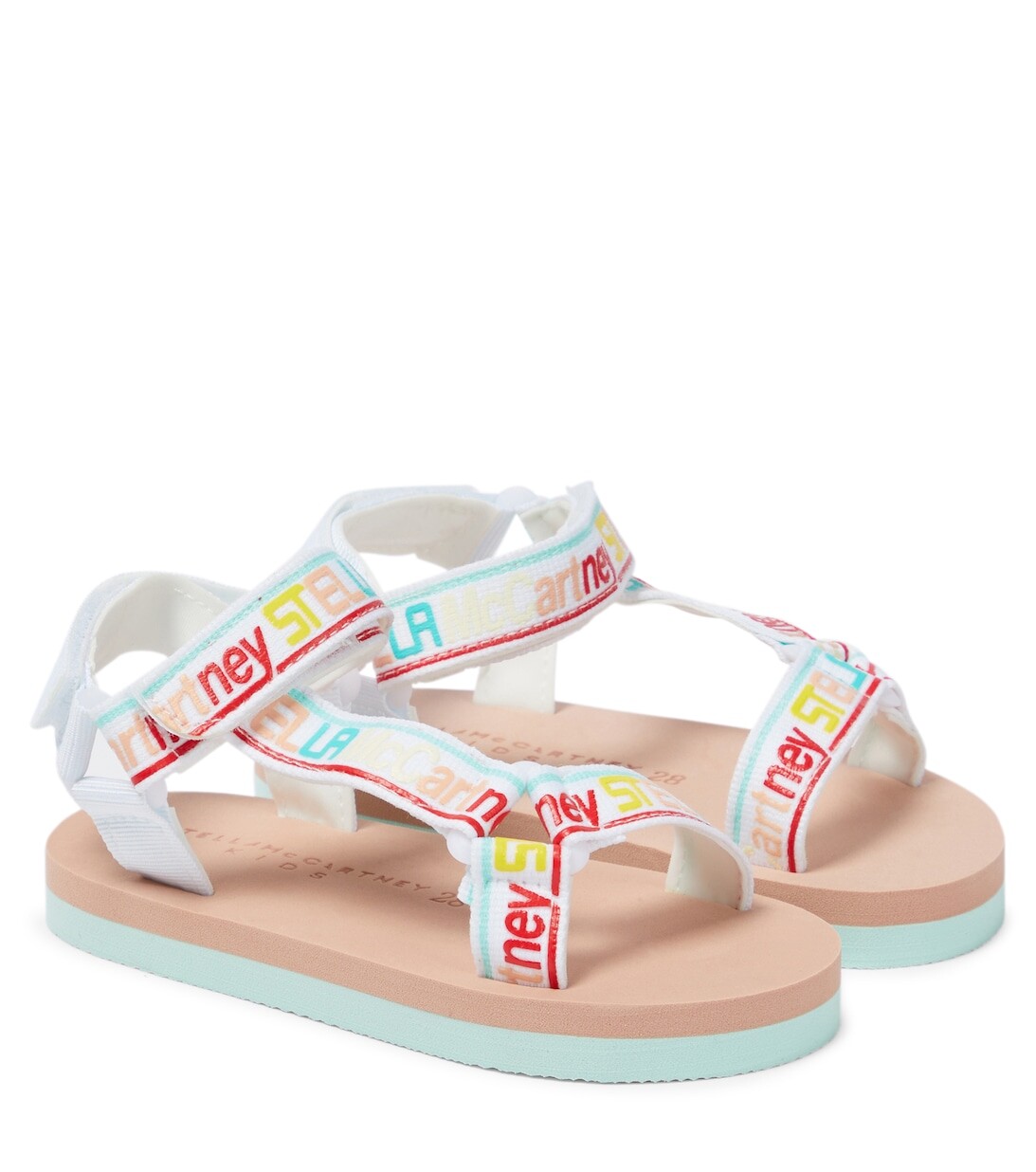 

Босоножки с логотипом Stella McCartney Kids, разноцветный