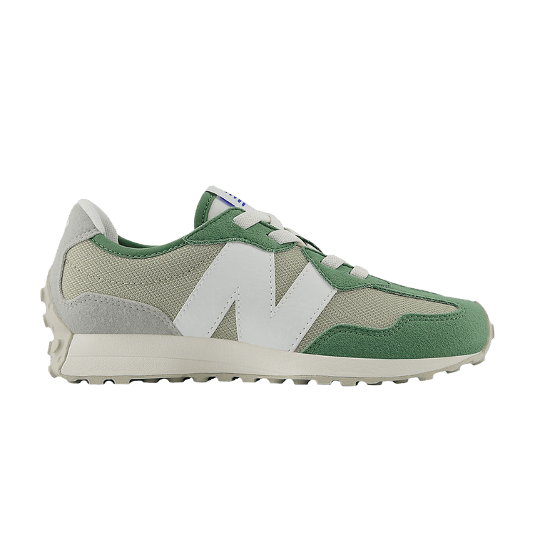 

Кроссовки 327 Bungee Lace Little Kid Wide 'Mallard Green', зеленый