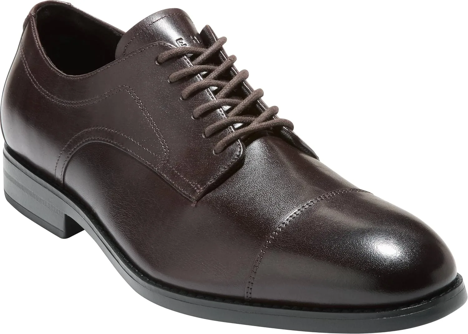 Мужские оксфорды Cole Haan Harmon Grand Cap Toe, черный/шоколадный — фото 4