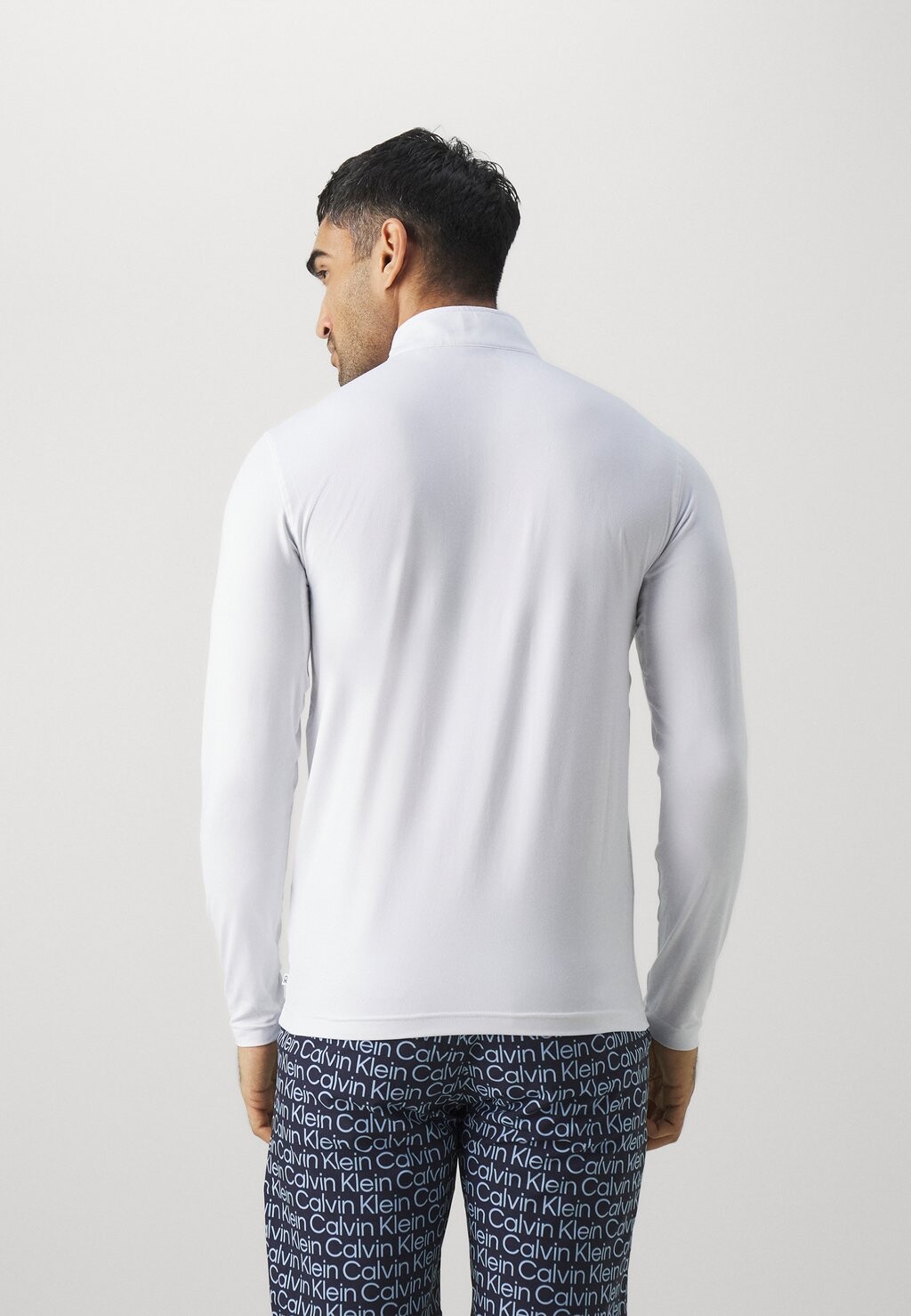 Футболка с длинными рукавами Newport Half Zip Calvin Klein, белый — фото 3