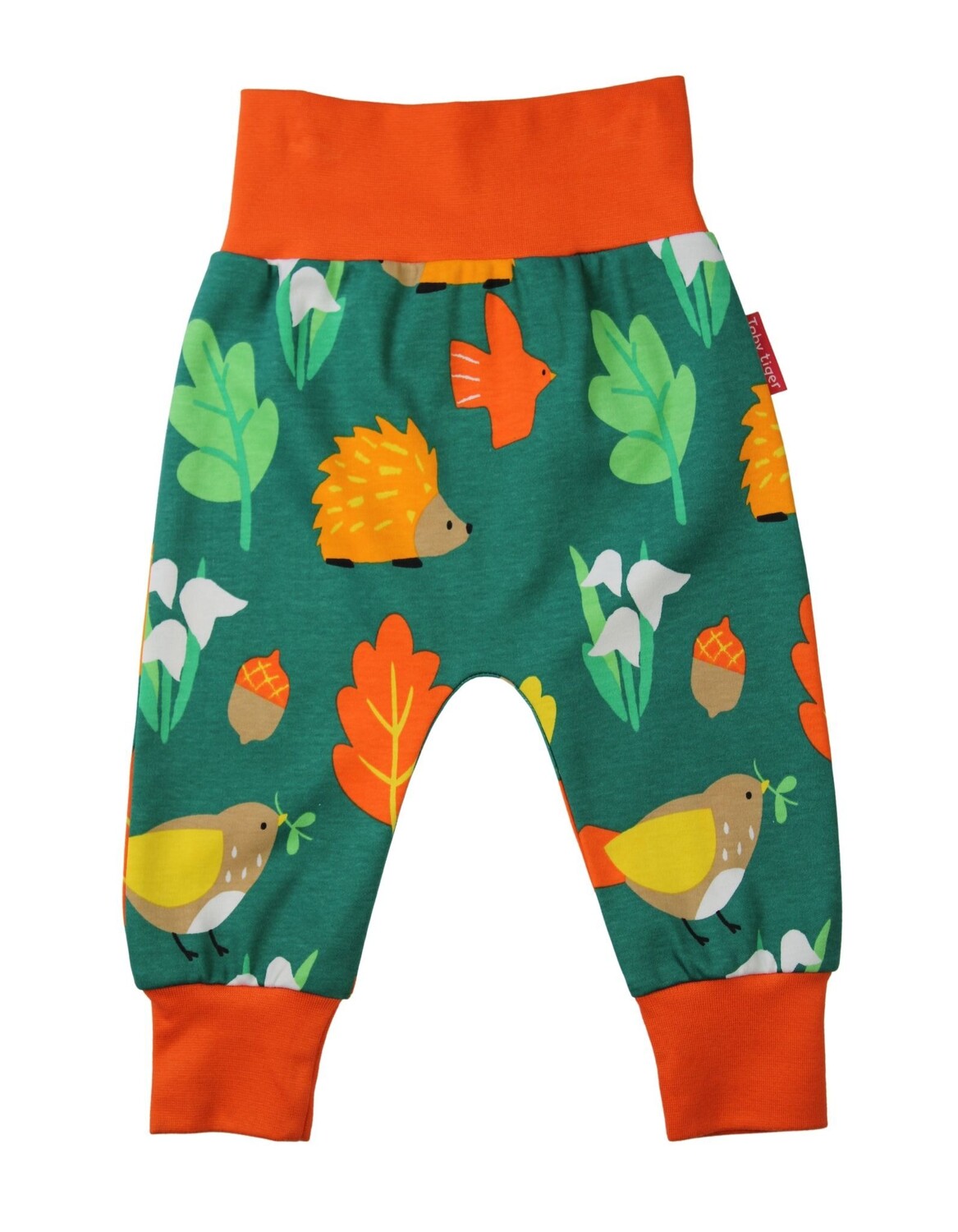 

Тканевые брюки Toby Tiger mit Herbst Print, зеленый